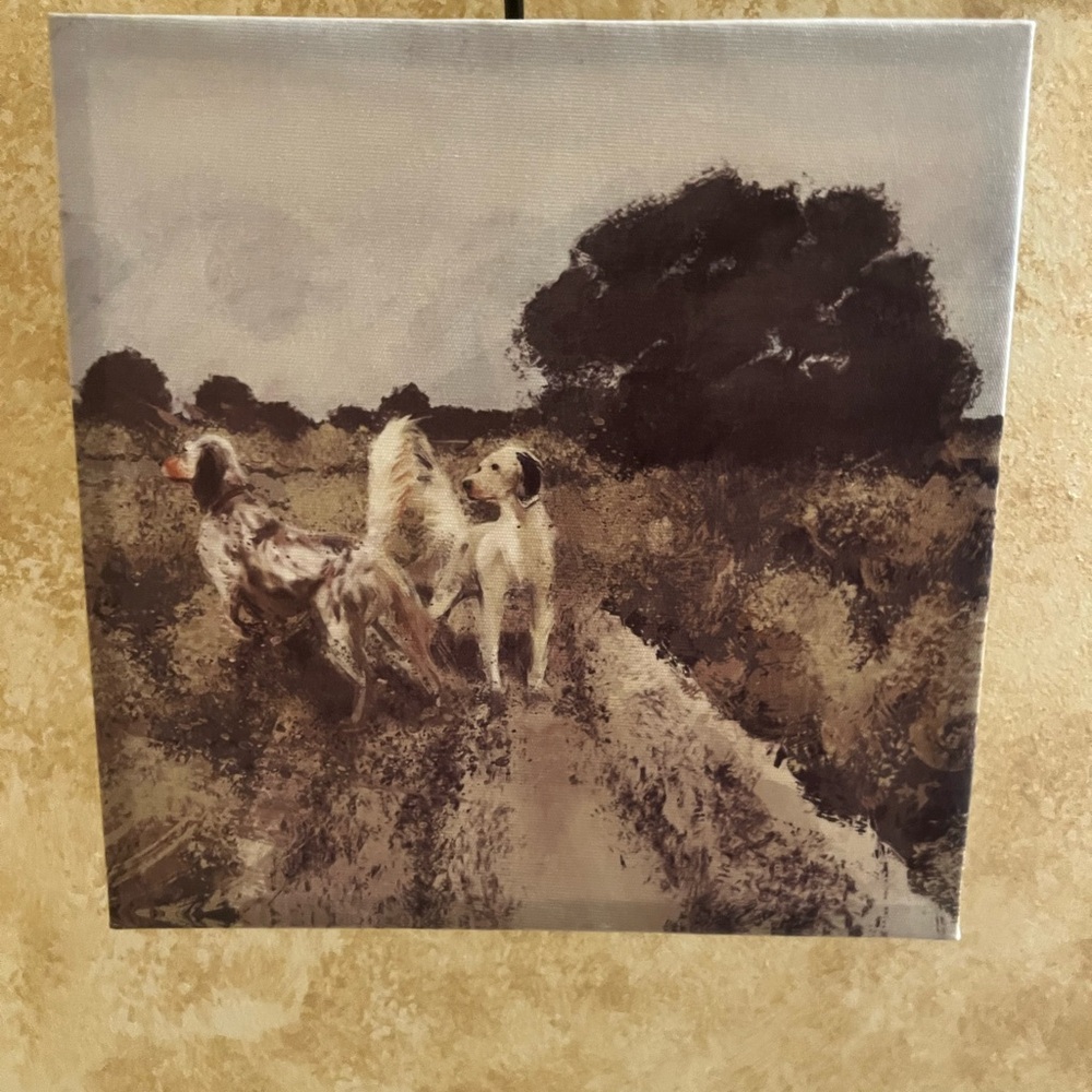 2/$18.00 Hunting Dogs Wall Art